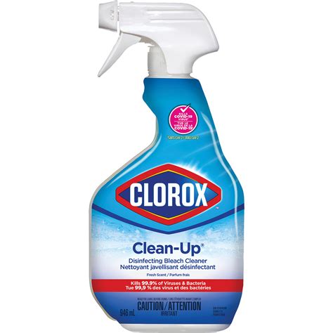 Clorox 55500558254 Clean Up® Disinfecting Bleach Cleaner Spray 946 Ml Trigger Bottle