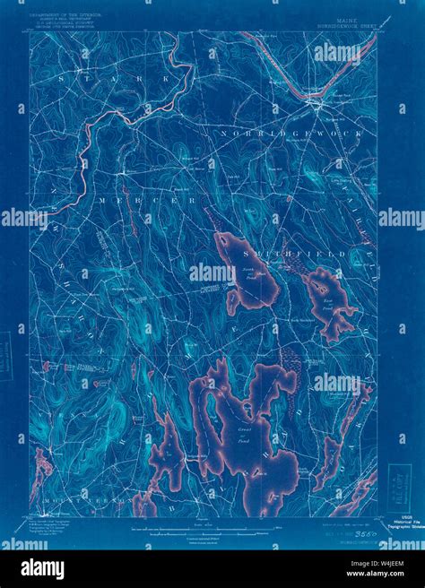 Maine USGS Historical Map Norridgewock 807588 1898 62500 Inversion