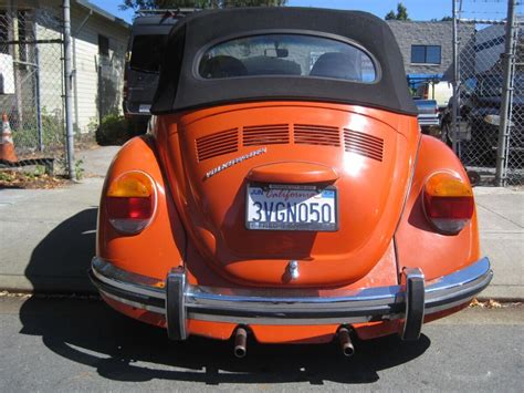 1973 Volkswagen Vw Super Beetle Classic Convertible Bug Original For Sale