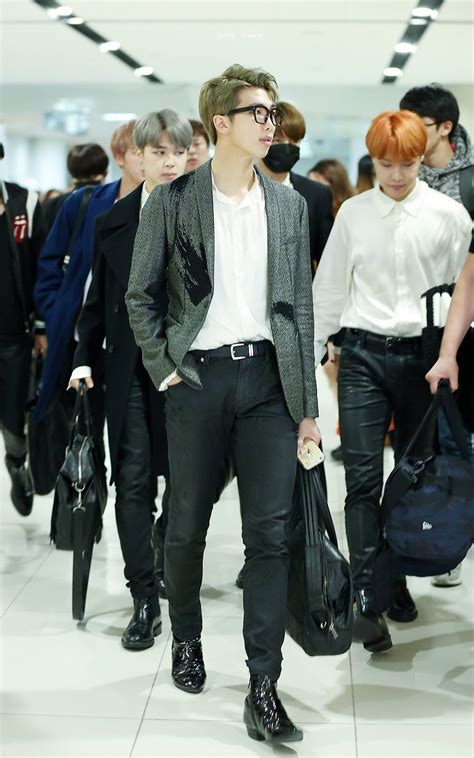 10+ Times BTS’s RM Proved He Was A Fashionista At The Airport - Koreaboo