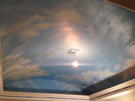 CLOUD CEILING MURALS AND PAINTED PHRASES - Paradise Studios Luxury ...