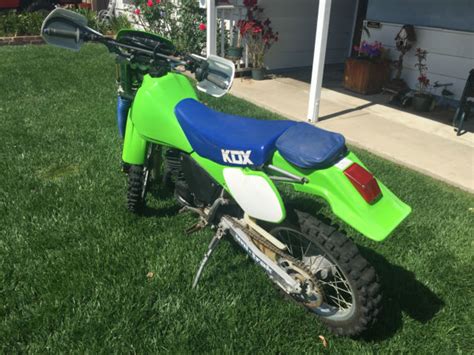 1987 Kawasaki Kdx 200 2 Stroke Motorcycle