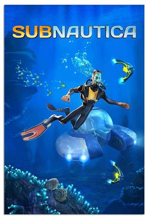 Amazon.com: Subnautica Poster,Canvas Wall Art For Living Room Decor ...