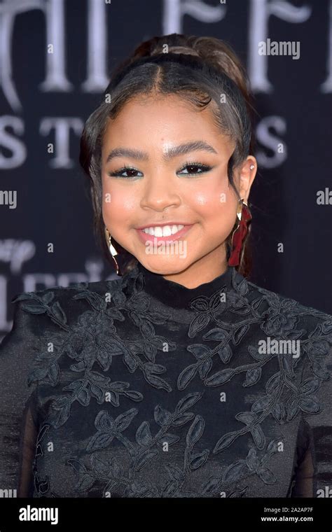 Navia Robinson At The World Premiere Of The Movie Maleficent Make The Dark Maleficent