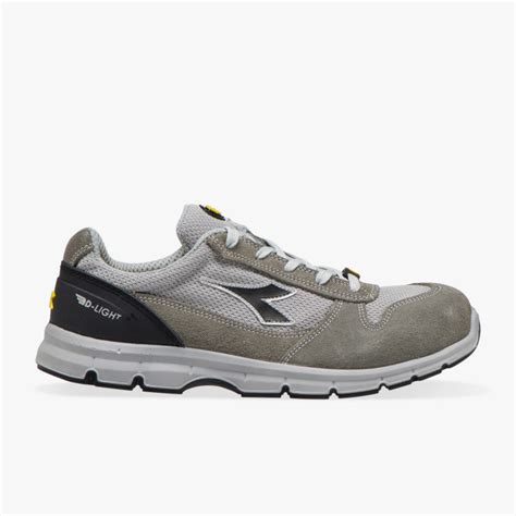 RUN TEXT SCARPE ANTINFORTUNISTICA BASSE S1P SRC ESD LOW GRIGIO DIA