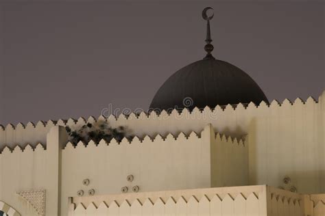 Traditional Arabic Mosque Architecture in Doha,Qatar. Stock Image ...