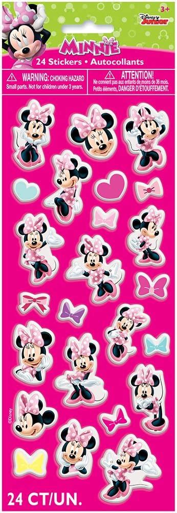 Amazon Piece Puffy Sticker Sheet Minnie Mouse Pc Toys