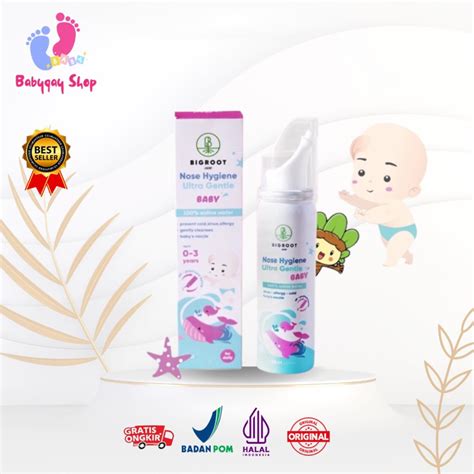 Jual Ready Stock Bigroot Nose Hygiene Ultra Gentle Baby Ml