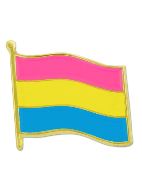 Pinmarts Pansexual Flag Lgbtq Pride Enamel Lapel Pin Jewelry