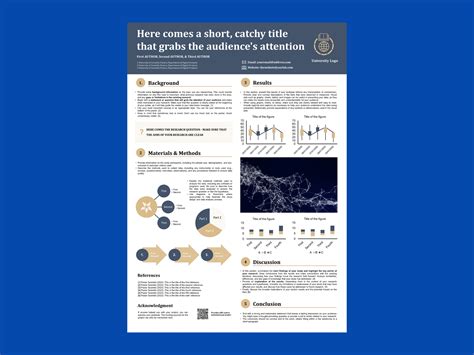 Academic Poster Template Powerpoint to Present Your Research Ideal for Phd Presentations ...