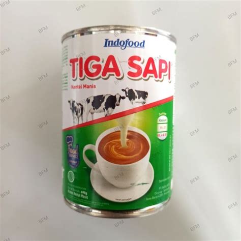 Jual Indofood Tiga Sapi 490 Gr Kaleng Susu Kental Manis Shopee