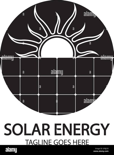 Solar Logo Energy Icon Vector Design Stock Vector Image And Art Alamy