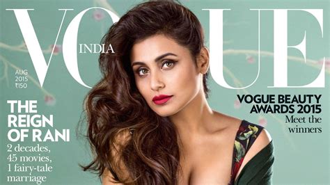 How To Get Rani Mukerji’s Vogue Cover Girl Look Vogue India