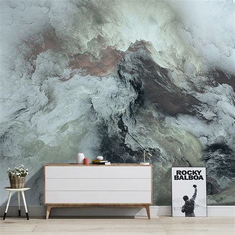 Custom Mural Wallpaper Nordic Style Abstract Art Bvm Home