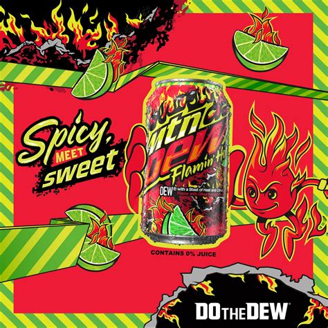 Buy Mountain Dew Flamin Hot Variety Pack LTO Original Flamin Hot Oz Pk Online At
