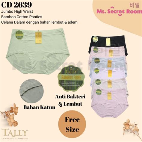 Jual Tally Cd Celana Dalam Katun Bambu Free Size Fit To Xxl