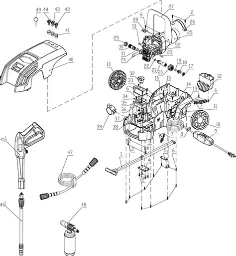 Greenworks 1500 Psi 1 3 Gpm Electric Pressure Washer 51142 Partswarehouse