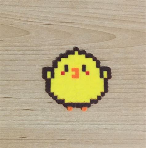 Chick mini Perler Beads - Etsy Canada