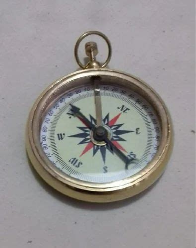 Golden Base Round Brass Antique Compass For Commercial And Residential Size Diameter 9inch