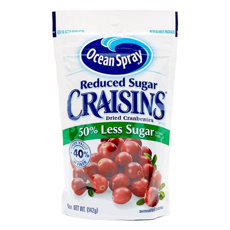 Ocean Spray Craisins Dried Cranberries Original50 Less Sugar