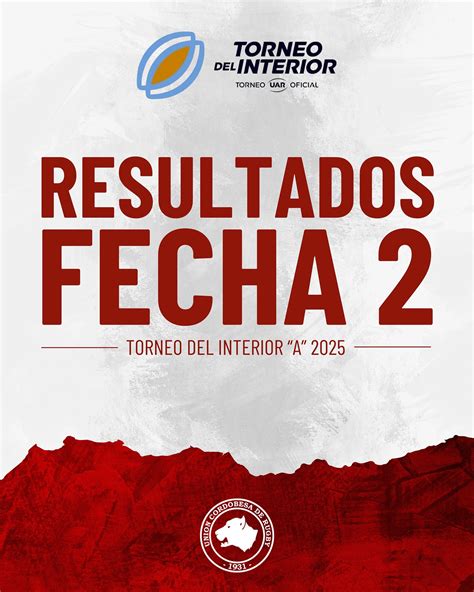 🔥RESULTADOS FECHA 2 | TORNEO... - Unión Cordobesa de Rugby | Facebook