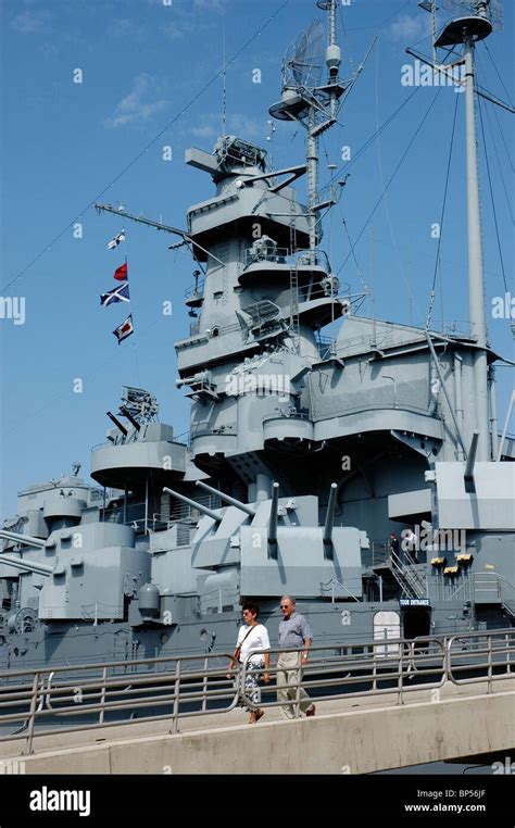 Uss Alabama Battleship Memorial Park Mobile Alabama Stock Photo Alamy