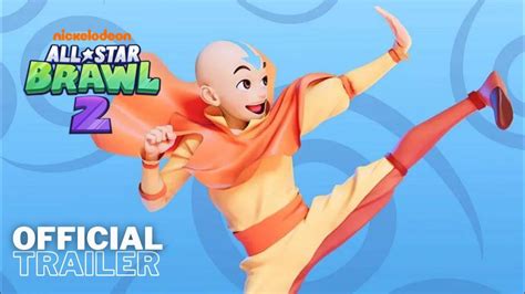 Nickelodeon All Stars Brawl 2 Aang Spotlight Official Trailer Youtube