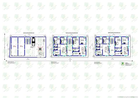 House Plan with Shop | Apartment Plan | House Estimation | Houseplans.world