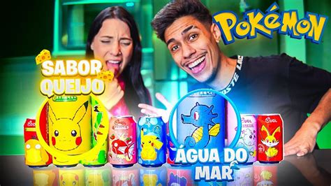 Provando Refrigerantes De Pokemon Ine Youtube