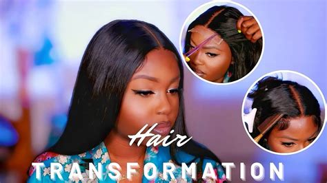 5x5 Glueless Closure Wig Install Beginning Friendly Ft Luvme Hair