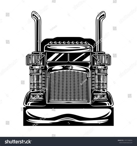 2,737 Semi truck drawing Images, Stock Photos & Vectors | Shutterstock