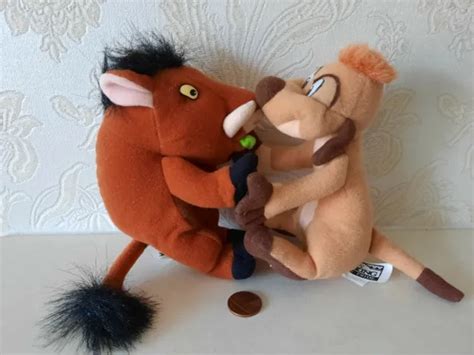 DISNEYS THE LION King Simba S Pride Pumbaa Timon Soft Toys Vintage