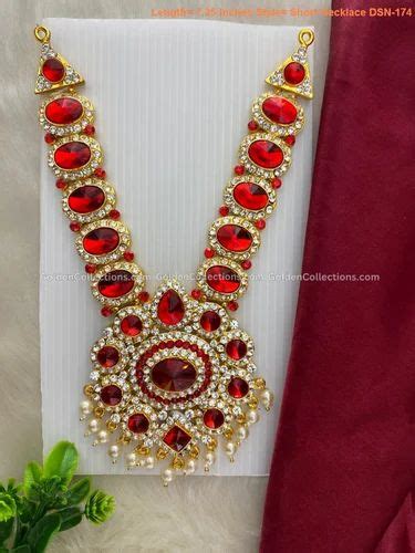 Goddess Lakshmi Jewellery Elegant Short Necklace DSN 174 At Rs 1250