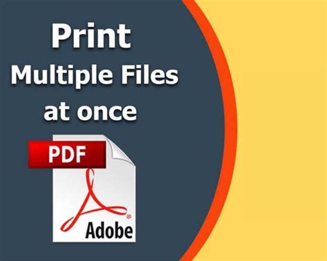 How To Print Multiple PDF Files At Once Pdftoconverter