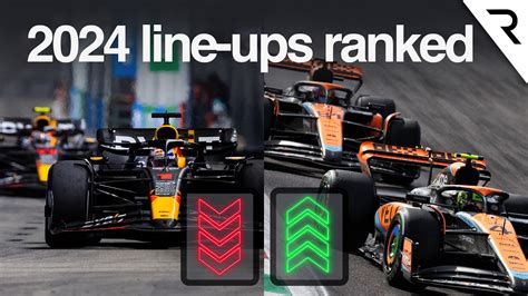 Ranking The 2024 F1 Driver Line Ups From Worst To Best YouTube