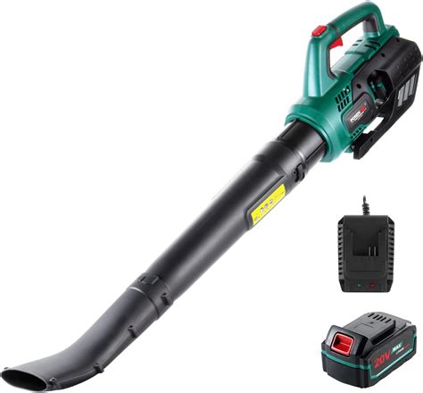 Posenpro Leaf Blower Cordless 600cfm 180mph Electric Leaf Blower With Battery And Charger 20v