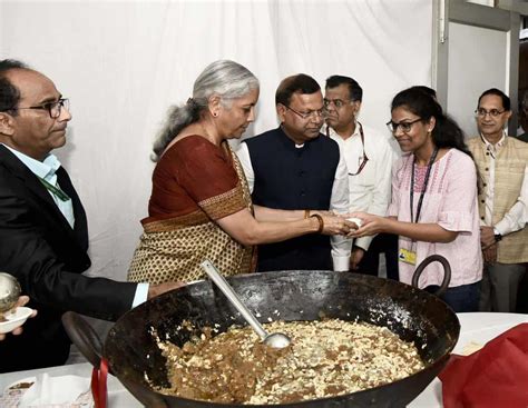 Nirmala Sitharaman At Halwa Ceremony