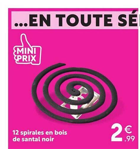 Promo Spirales Parfum Es Citronnelle Incassables L Otentik Chez Super U