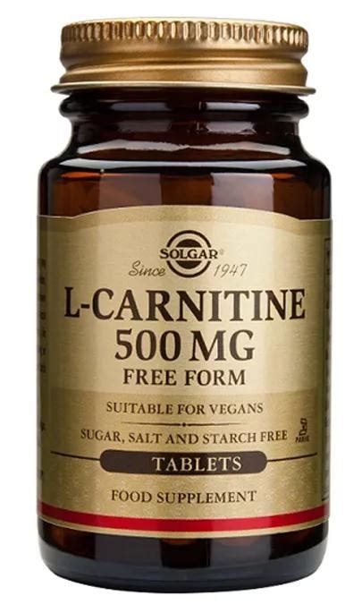 Solgar L Carnitina 500 Mg 60 Comprimidos Atida