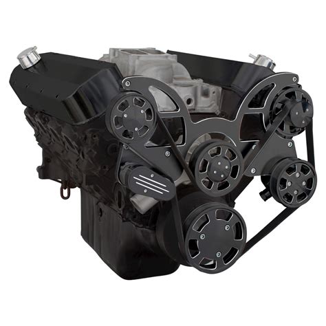 Black Diamond Serpentine System For 396 427 And 454 Power Steering