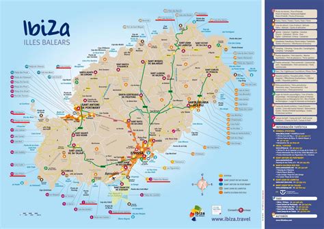 Map Of Ibiza Beaches