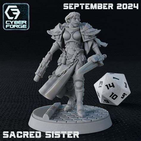 3D Printable Cyber Forge September 2024 BIKINI BURNOUT By Titan Forge Miniatures