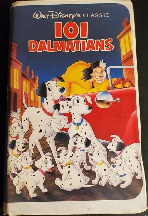 Mavin | 101 Dalmatians VHS 1263 Walt Disney Classic Black Diamond Rare ...