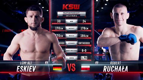 Ksw Free Fight Robert Rucha A Vs Lom Ali Eskiev Xtb Ksw Youtube