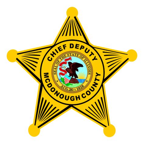 Custom Sheriff Police 5 Point Badge Decal Custom