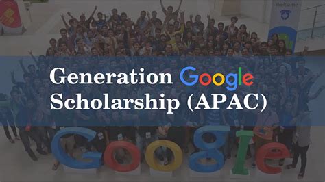 Generation Google Scholarship Apac Eligibility Application