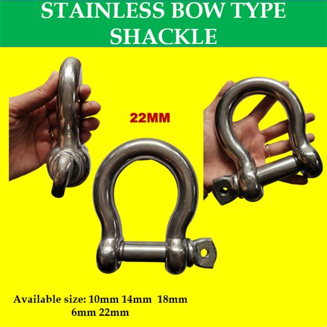 Mago Stainless Bow Type Shackle 22mm Lazada Ph