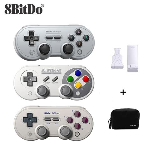 8bitdo mando inalámbrico SF30 Pro SN30 Pro mando con Bluetooth para