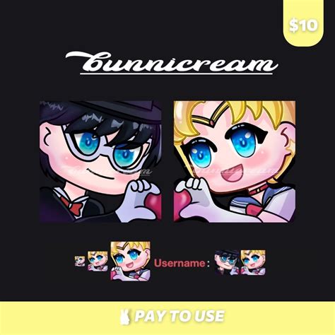 Sailor Moon Crystal Emote For Twitch Youtube Or Discord Pay To Use