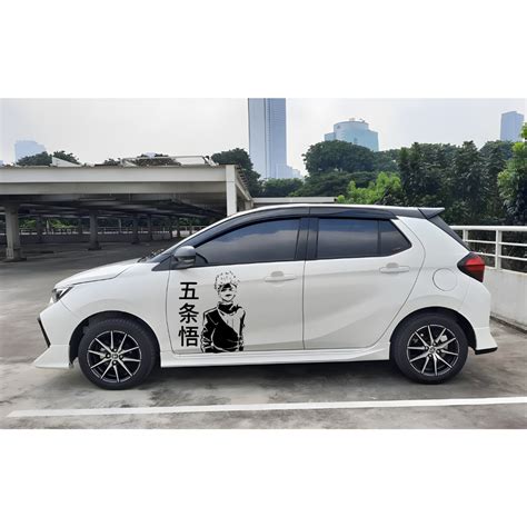 Jual Stiker Cutting Jujutsu Kaisen Sticker Mobil Samping Satoru Gojo